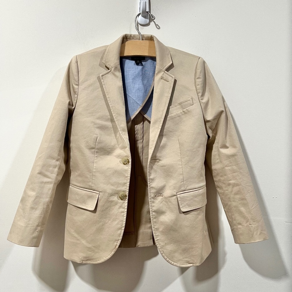 J Crew Crewcuts Thompson Flex Chino Tan Blazer